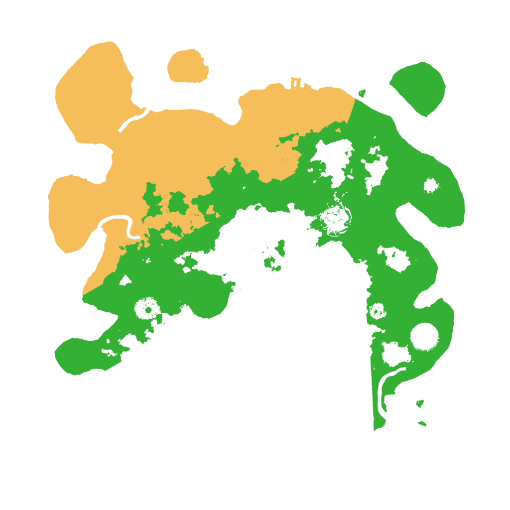 Biome Rust Map: Procedural Map, Size: 3250, Seed: 6044079
