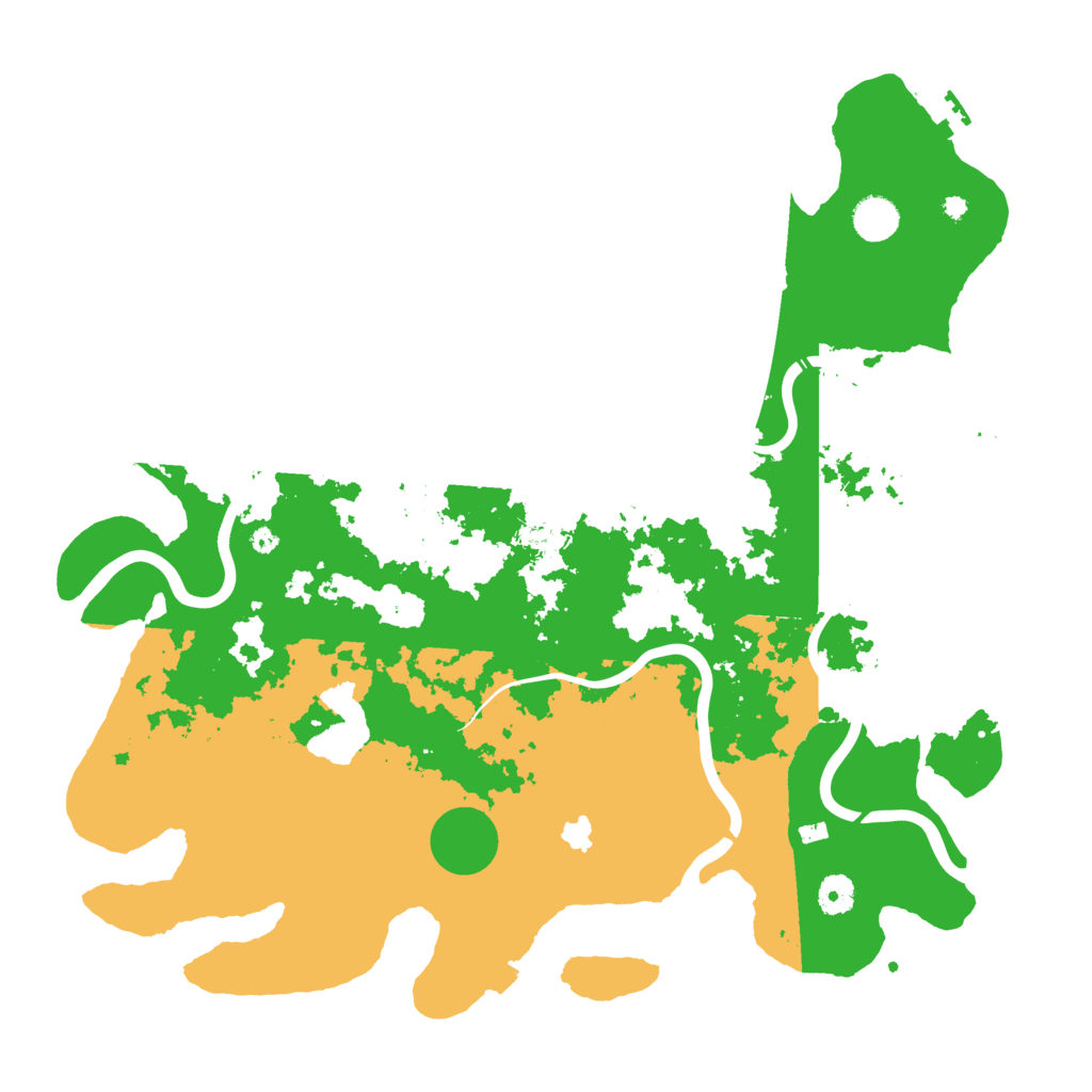 Biome Rust Map: Procedural Map, Size: 4250, Seed: 87345221