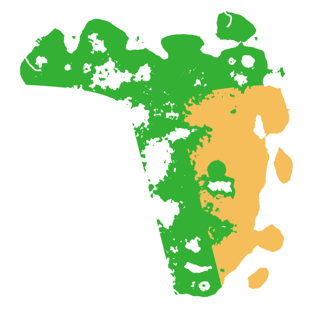 Biome Rust Map: Procedural Map, Size: 4500, Seed: 6845873