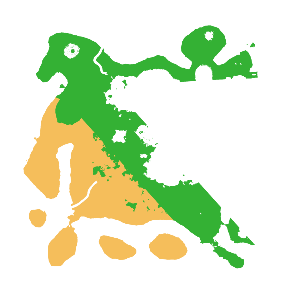 Biome Rust Map: Procedural Map, Size: 3000, Seed: 413646605
