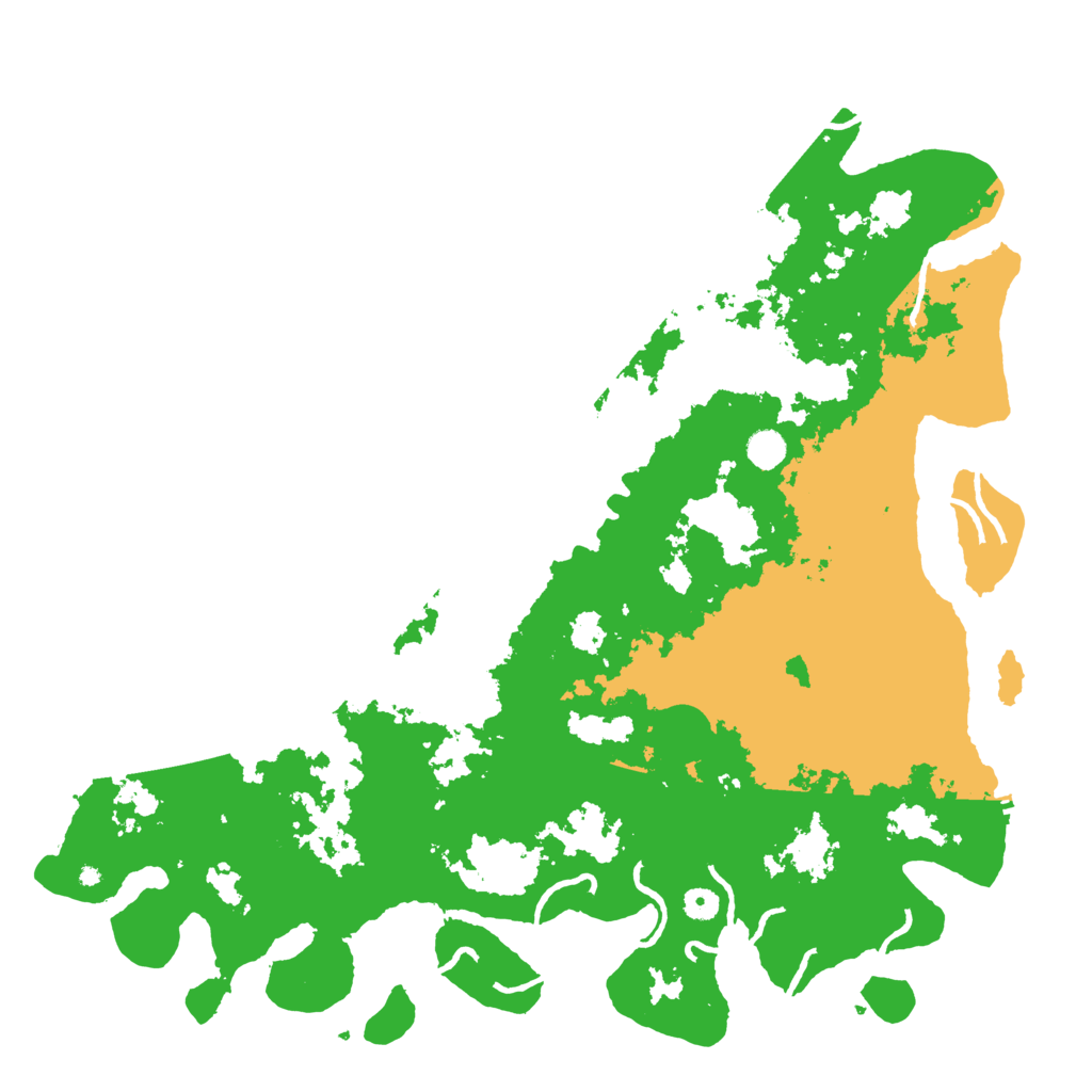 Biome Rust Map: Procedural Map, Size: 5000, Seed: 62484714