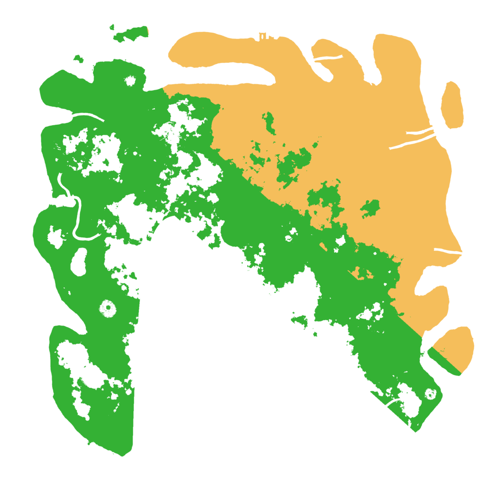 Biome Rust Map: Procedural Map, Size: 4500, Seed: 1000710