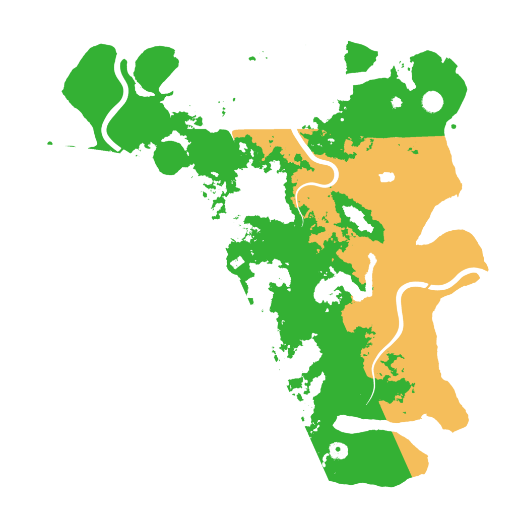 Biome Rust Map: Procedural Map, Size: 4250, Seed: 1572