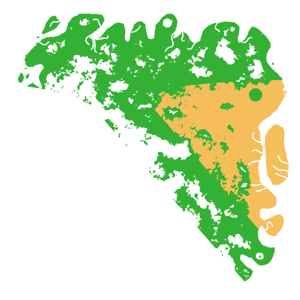 Biome Rust Map: Procedural Map, Size: 6000, Seed: 106178