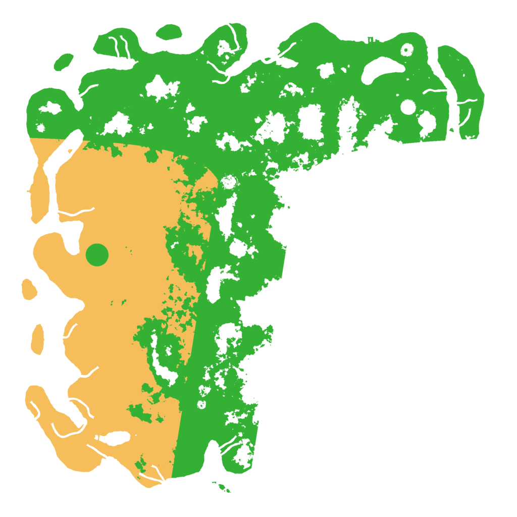 Biome Rust Map: Procedural Map, Size: 6000, Seed: 1648978784