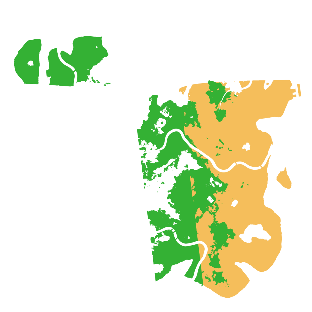 Biome Rust Map: Procedural Map, Size: 5000, Seed: 59408440