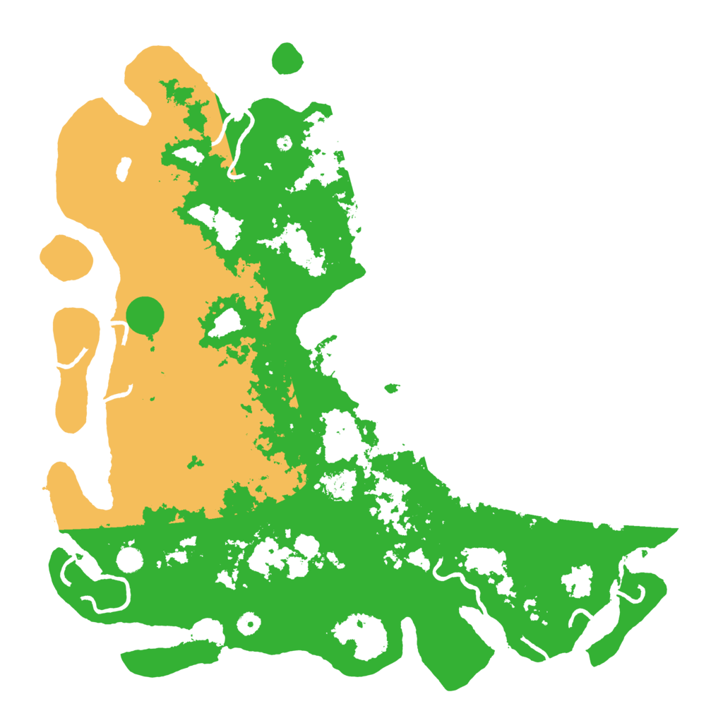 Biome Rust Map: Procedural Map, Size: 5000, Seed: 25090251