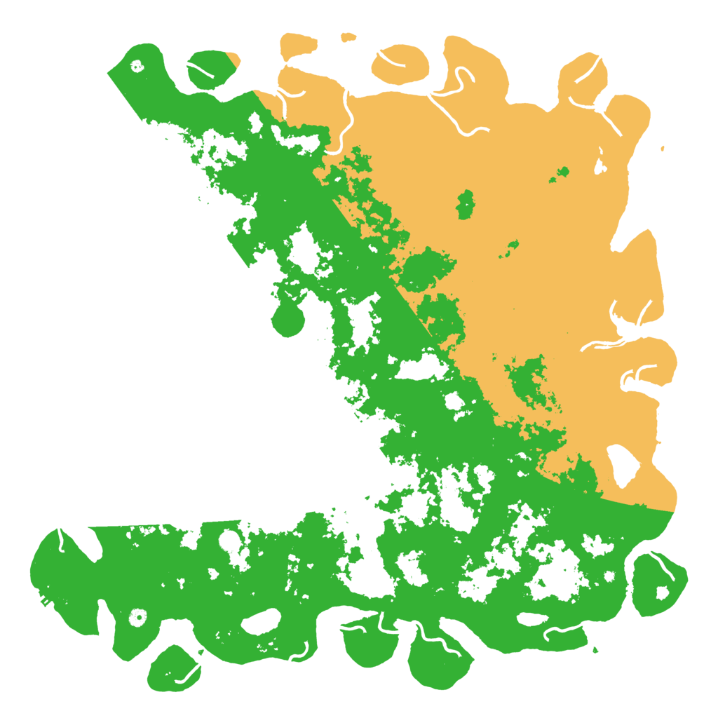 Biome Rust Map: Procedural Map, Size: 6000, Seed: 112845051