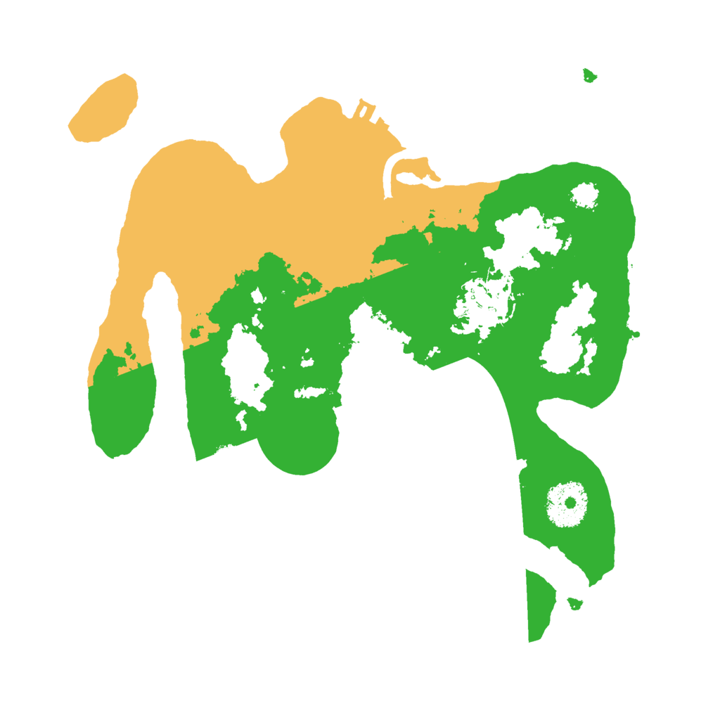 Biome Rust Map: Procedural Map, Size: 2500, Seed: 1654863413