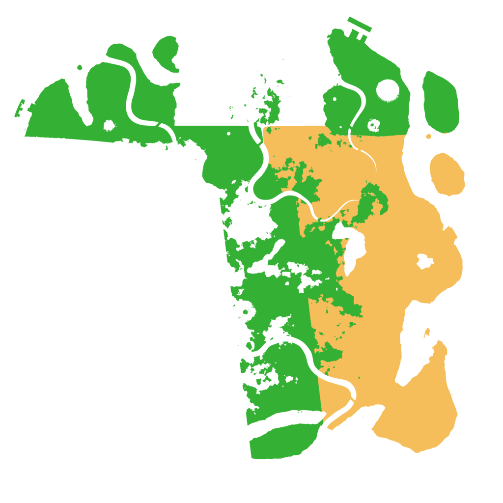 Biome Rust Map: Procedural Map, Size: 4000, Seed: 59408440