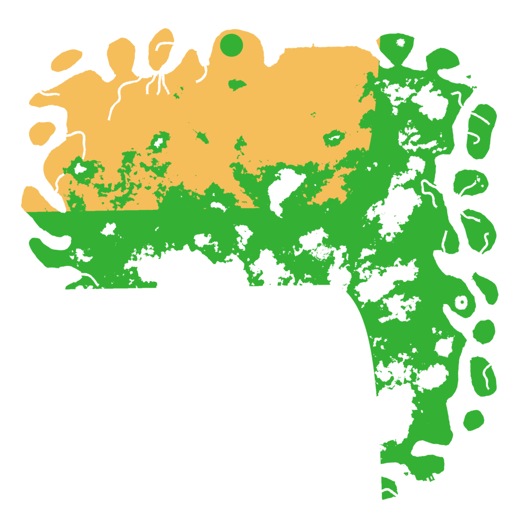 Biome Rust Map: Procedural Map, Size: 6000, Seed: 755645