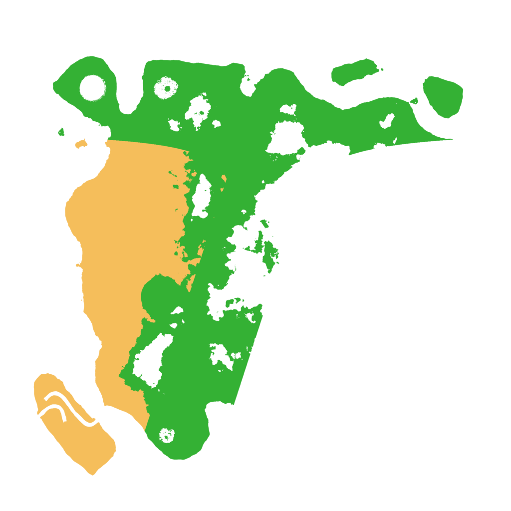 Biome Rust Map: Procedural Map, Size: 3500, Seed: 747015098