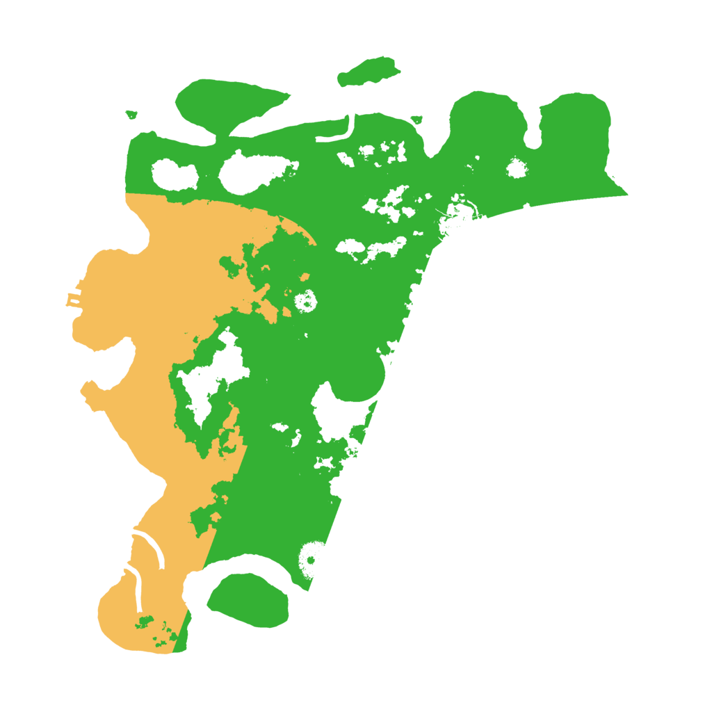 Biome Rust Map: Procedural Map, Size: 3300, Seed: 258