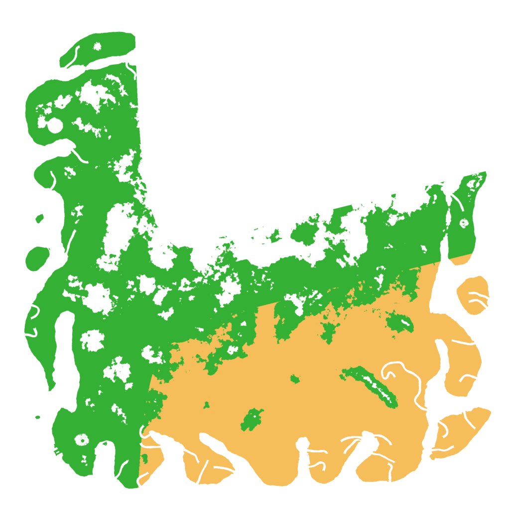 Biome Rust Map: Procedural Map, Size: 6000, Seed: 257791