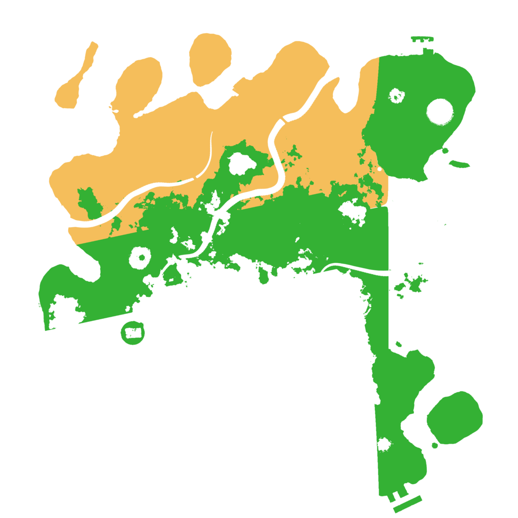 Biome Rust Map: Procedural Map, Size: 3500, Seed: 13321678
