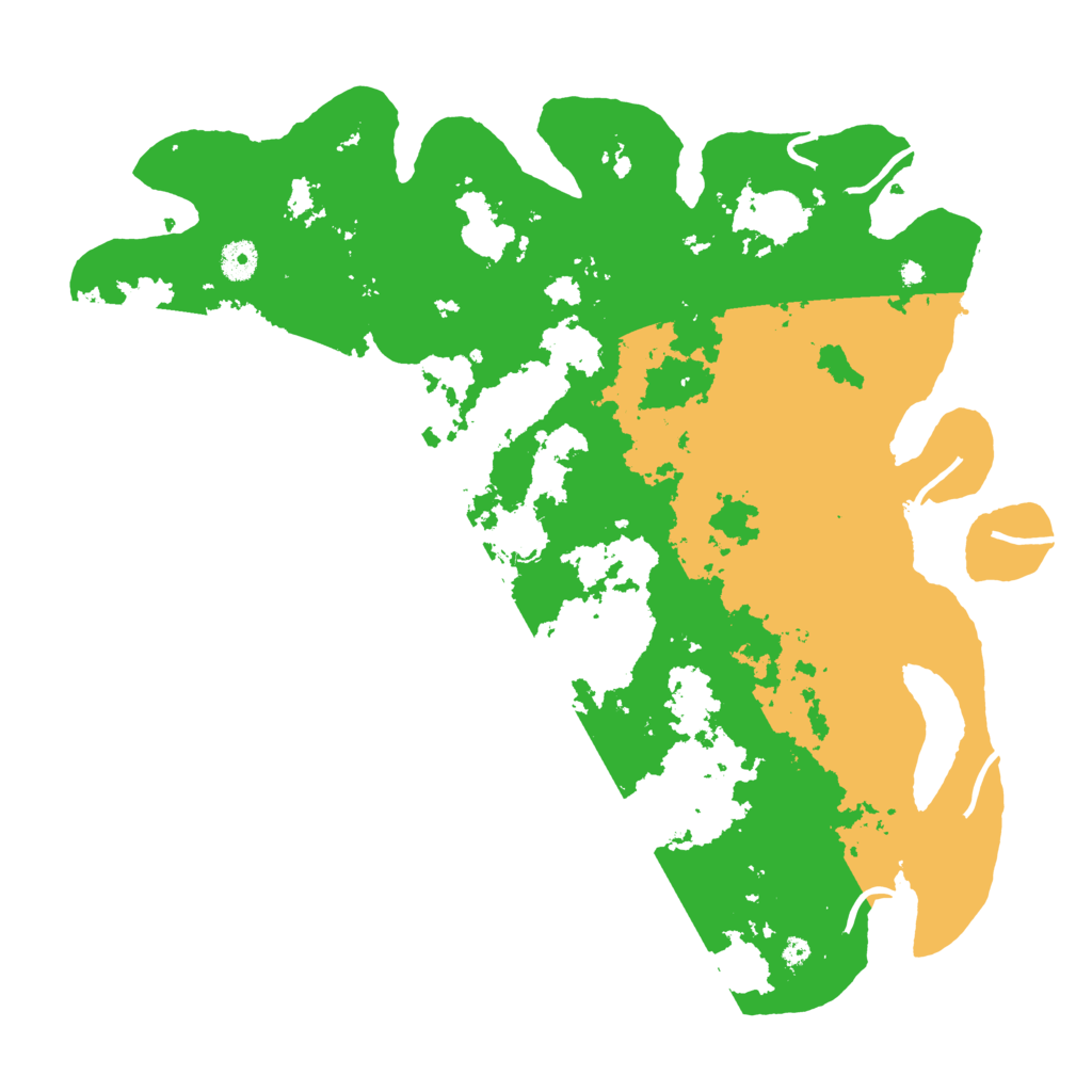 Biome Rust Map: Procedural Map, Size: 4200, Seed: 80701