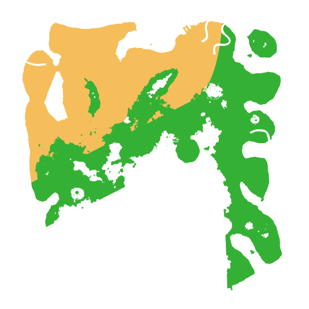 Biome Rust Map: Procedural Map, Size: 3600, Seed: 1633154240