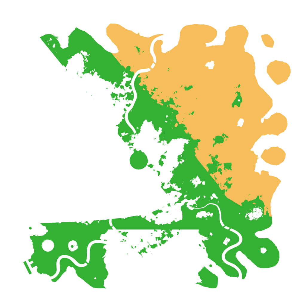 Biome Rust Map: Procedural Map, Size: 4500, Seed: 572349258