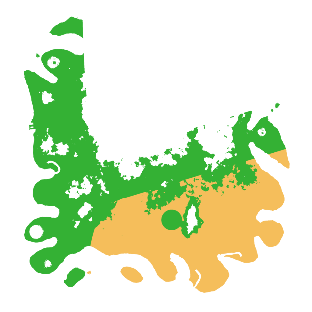 Biome Rust Map: Procedural Map, Size: 4000, Seed: 1395037326