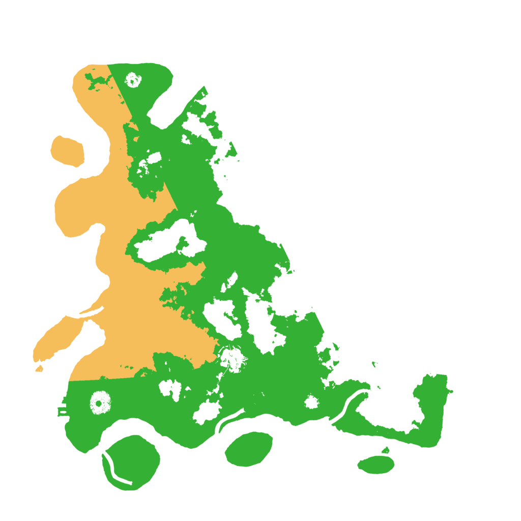 Biome Rust Map: Procedural Map, Size: 3500, Seed: 5137682