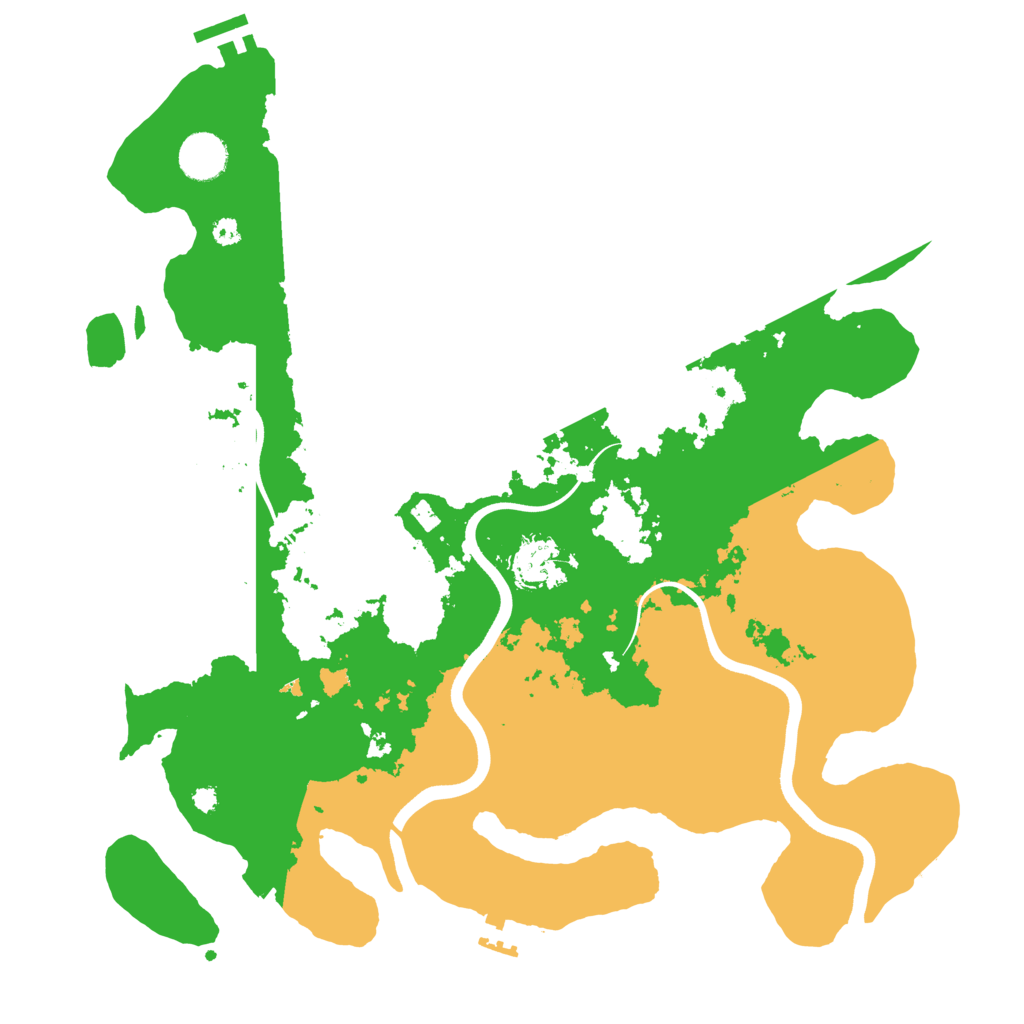 Biome Rust Map: Procedural Map, Size: 3750, Seed: 1658937360