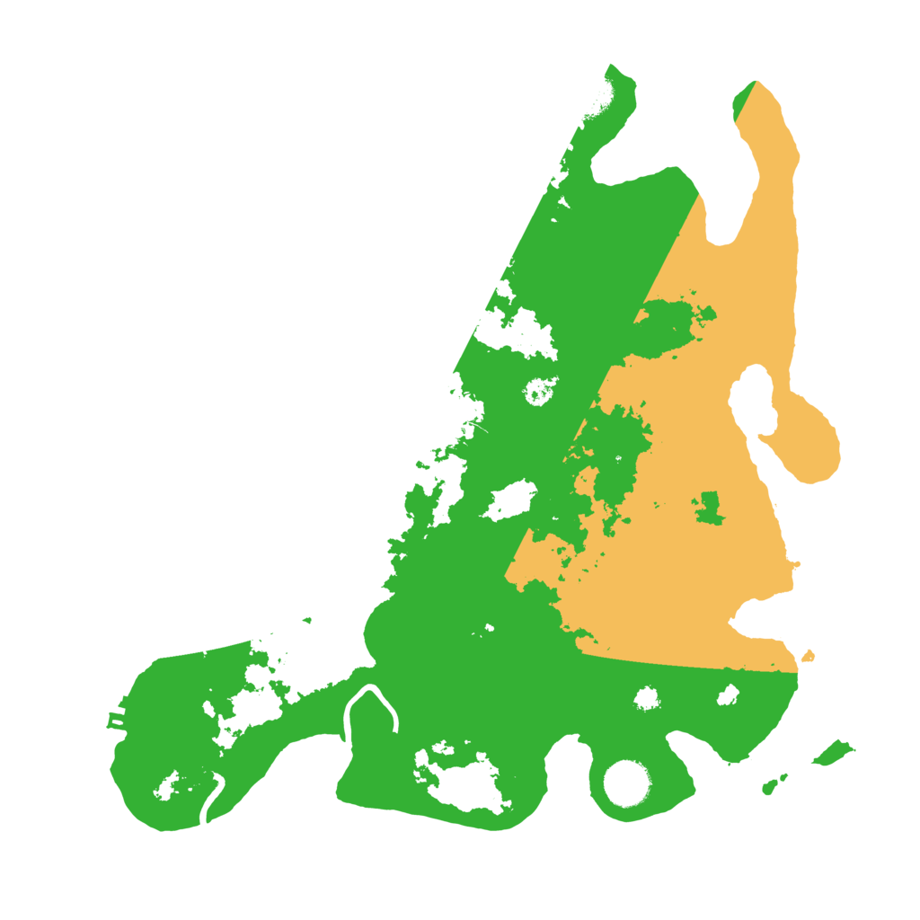 Biome Rust Map: Procedural Map, Size: 3500, Seed: 1625611099