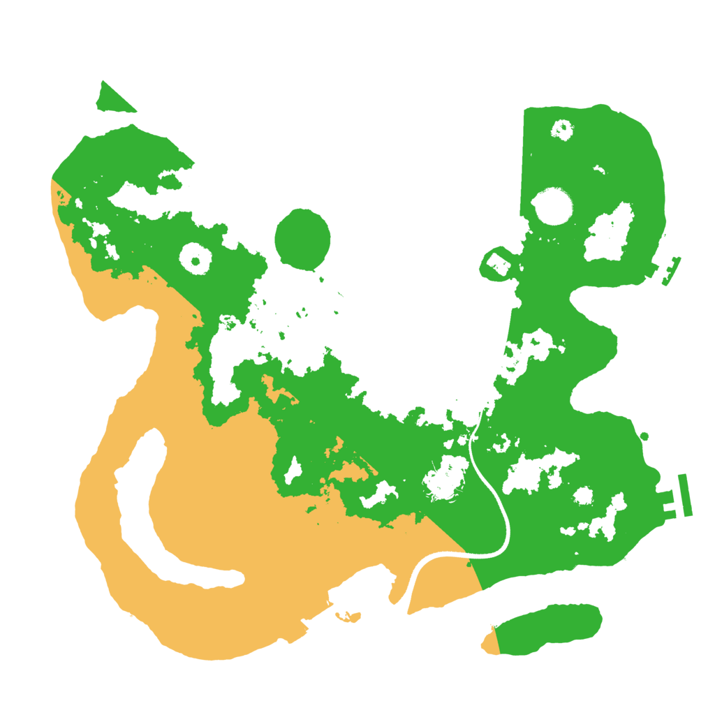 Biome Rust Map: Procedural Map, Size: 3400, Seed: 778289632