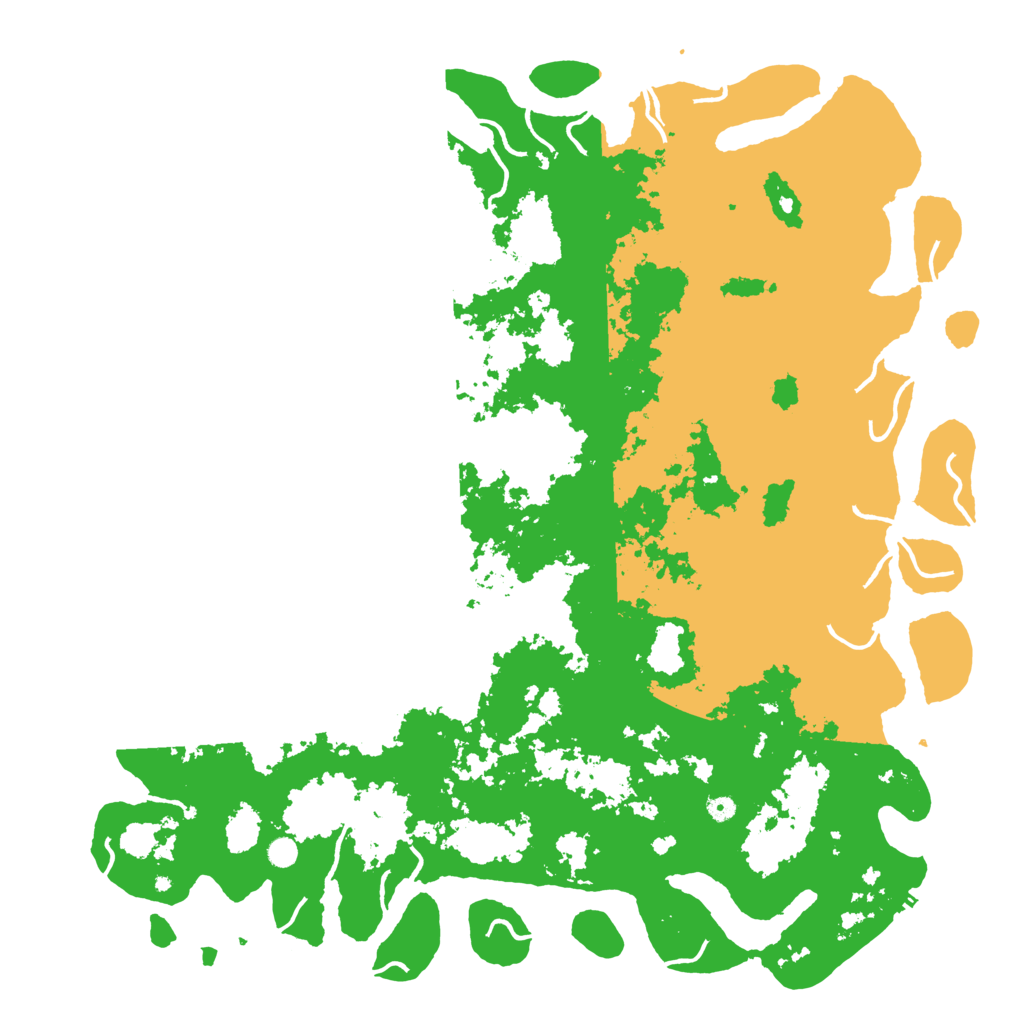 Biome Rust Map: Procedural Map, Size: 6000, Seed: 580334
