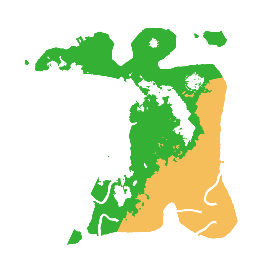 Biome Rust Map: Procedural Map, Size: 2700, Seed: 34178651