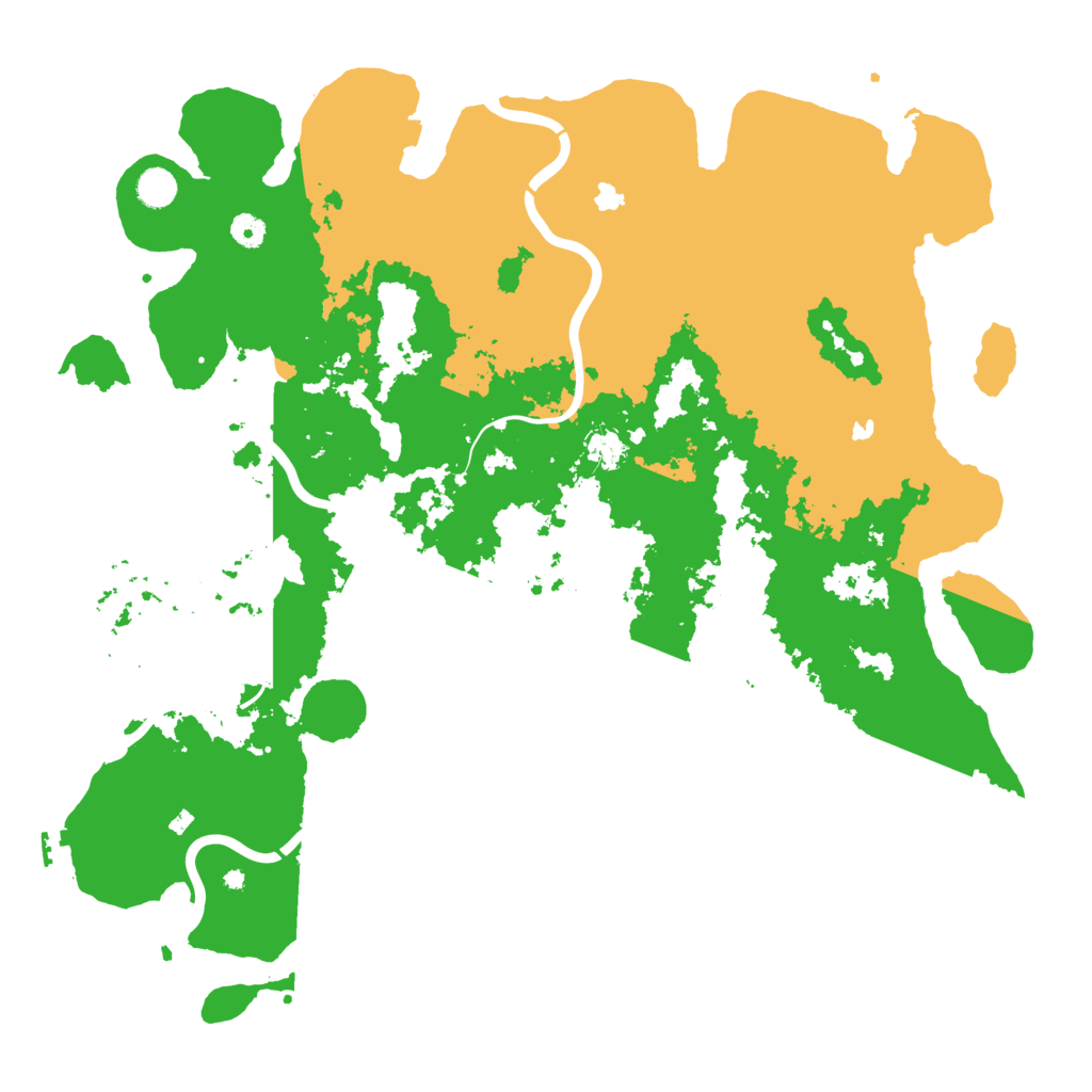 Biome Rust Map: Procedural Map, Size: 4800, Seed: 555