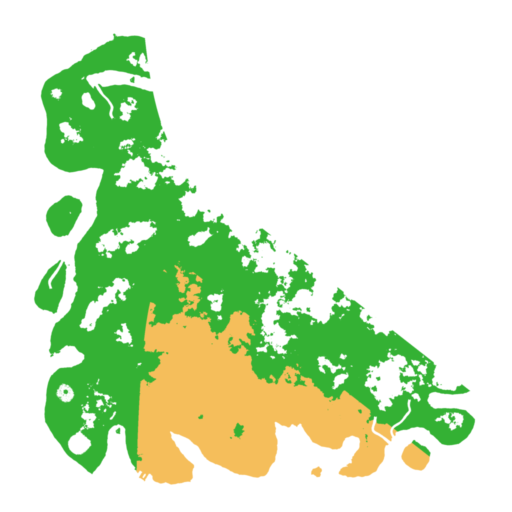 Biome Rust Map: Procedural Map, Size: 4500, Seed: 1153684