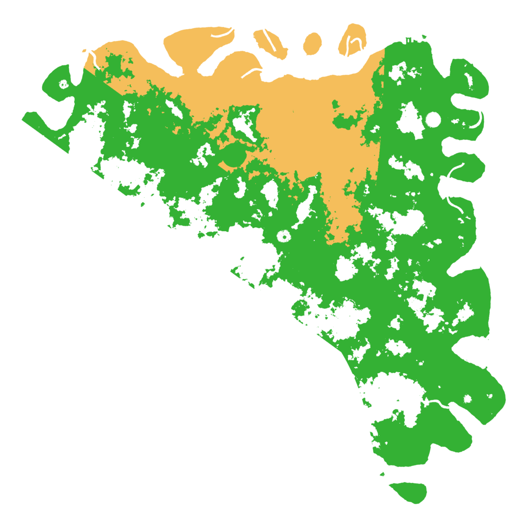 Biome Rust Map: Procedural Map, Size: 6000, Seed: 334902