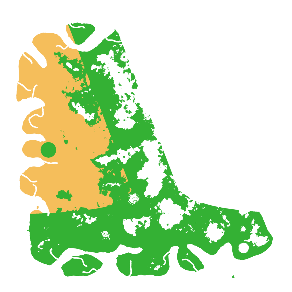 Biome Rust Map: Procedural Map, Size: 5000, Seed: 1099710585
