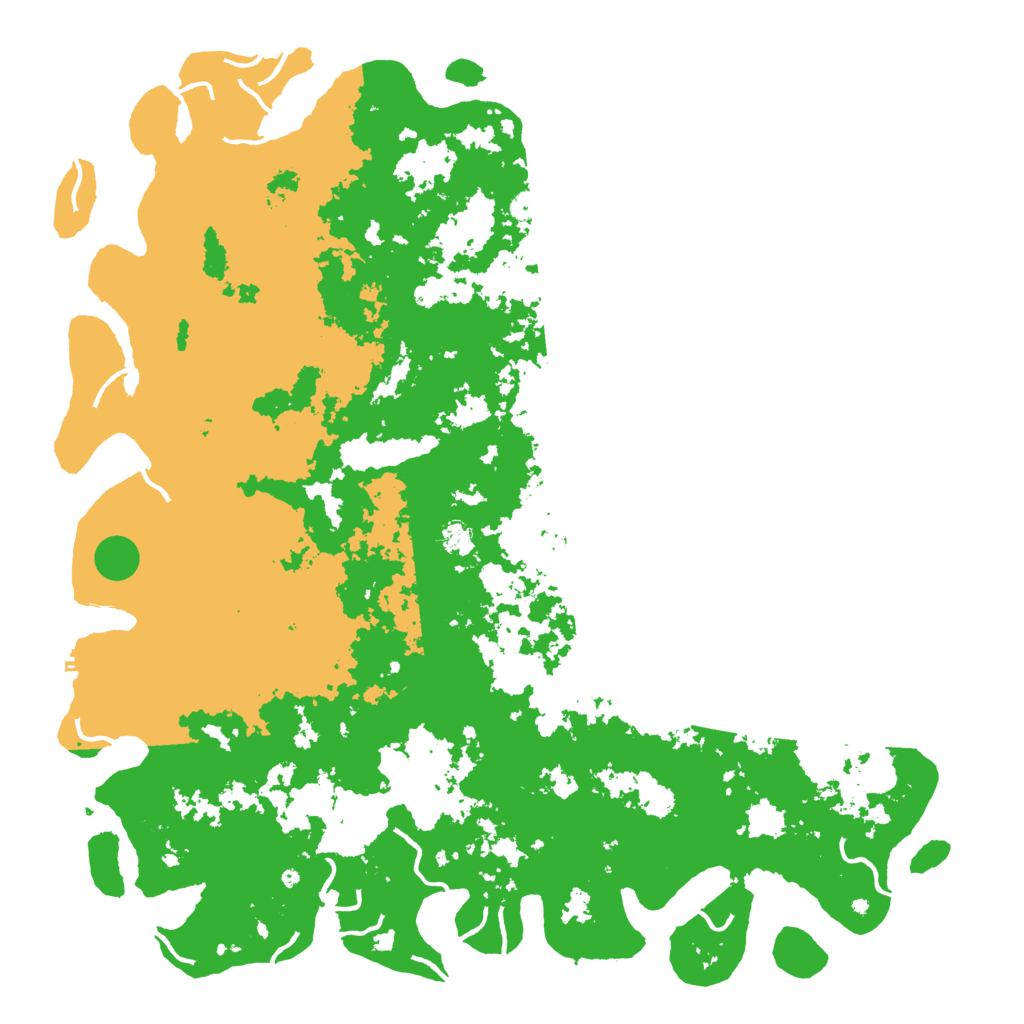 Biome Rust Map: Procedural Map, Size: 6000, Seed: 145161