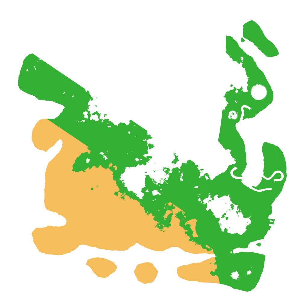 Biome Rust Map: Procedural Map, Size: 3500, Seed: 3425654