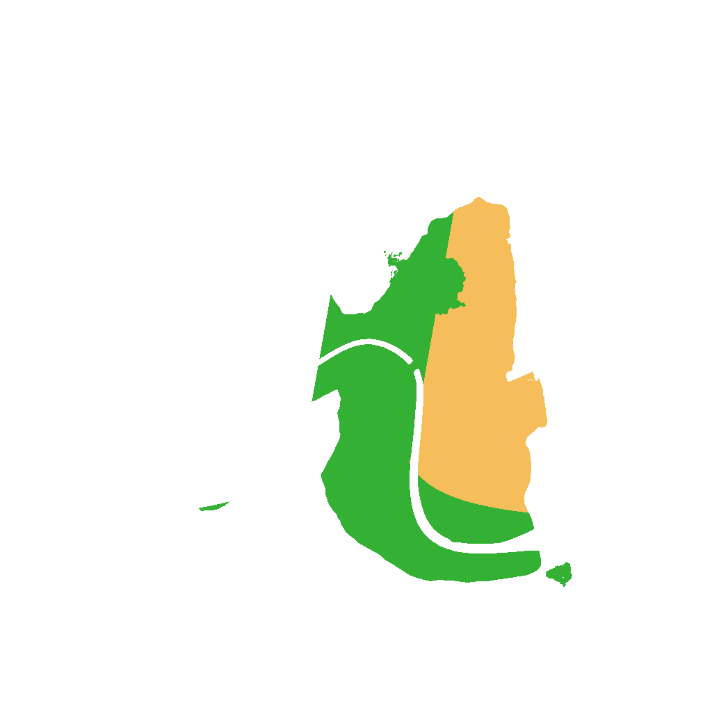 Biome Rust Map: Procedural Map, Size: 1500, Seed: 9800