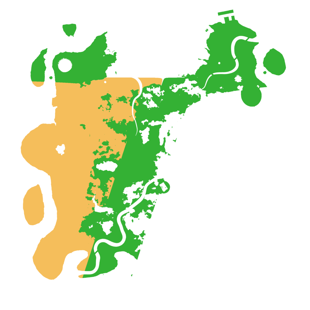 Biome Rust Map: Procedural Map, Size: 4000, Seed: 52392