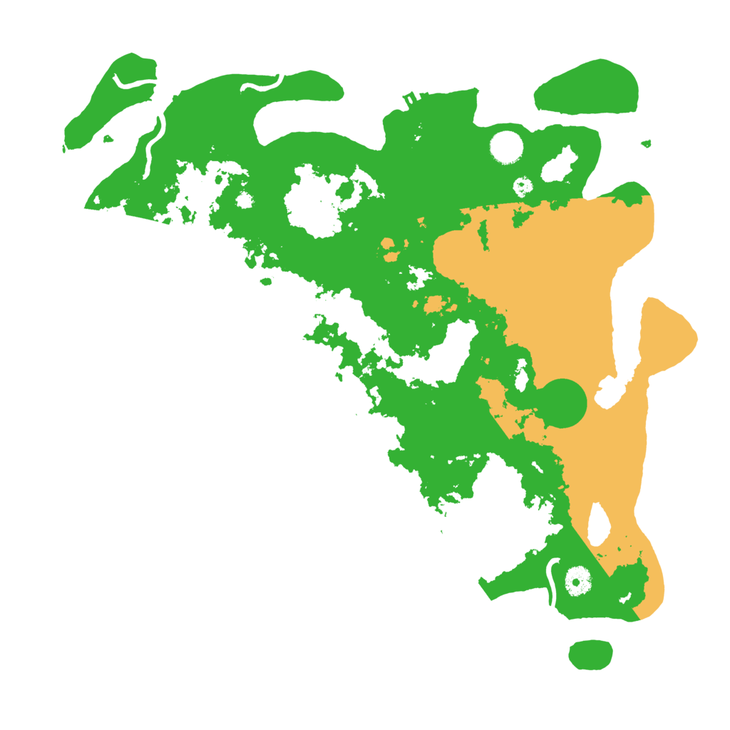 Biome Rust Map: Procedural Map, Size: 3900, Seed: 8565