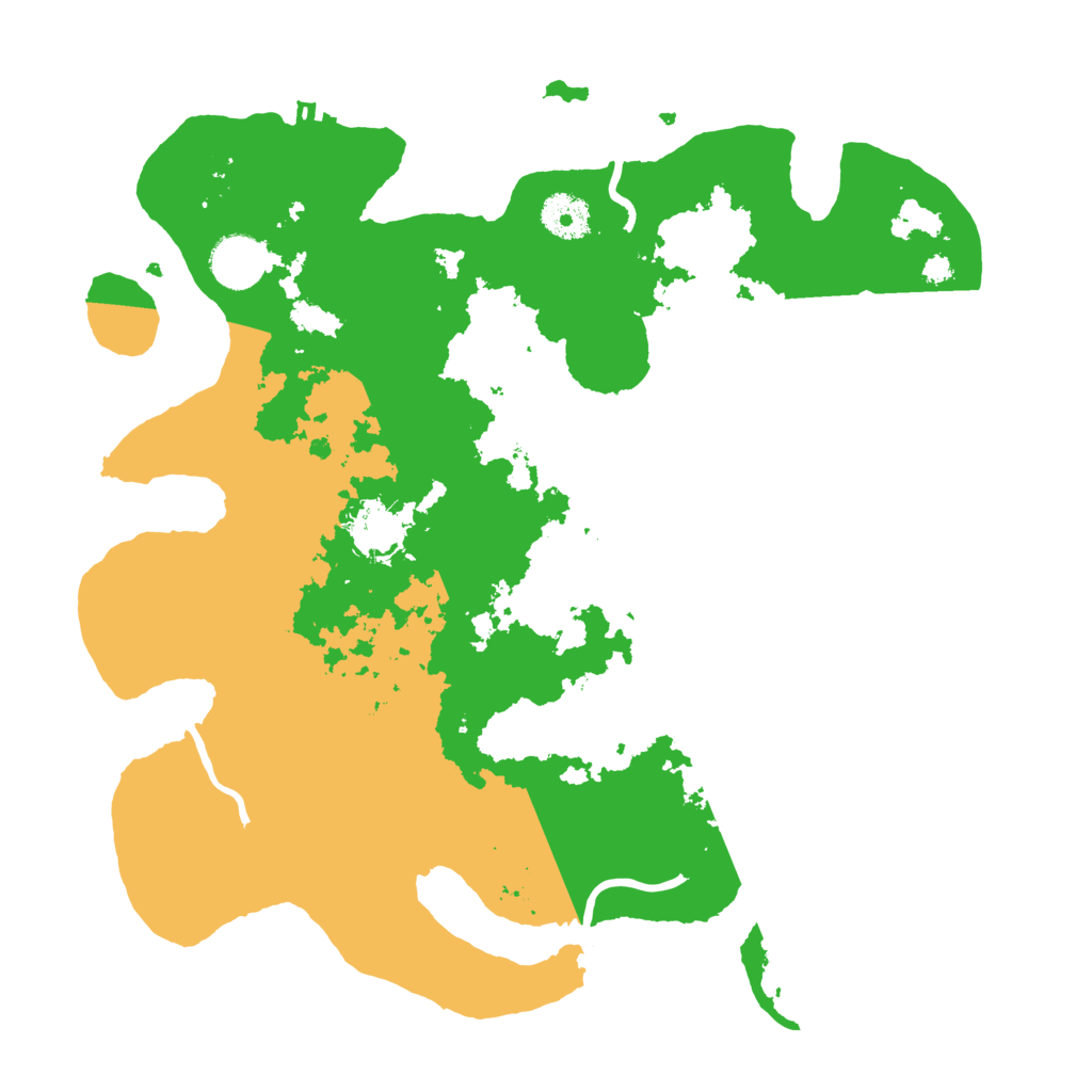 Biome Rust Map: Procedural Map, Size: 3500, Seed: 1688587136