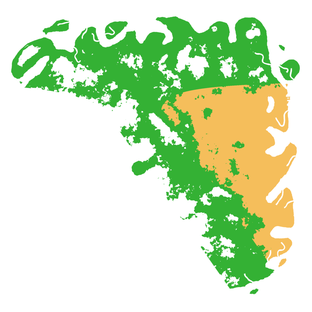 Biome Rust Map: Procedural Map, Size: 6000, Seed: 846916