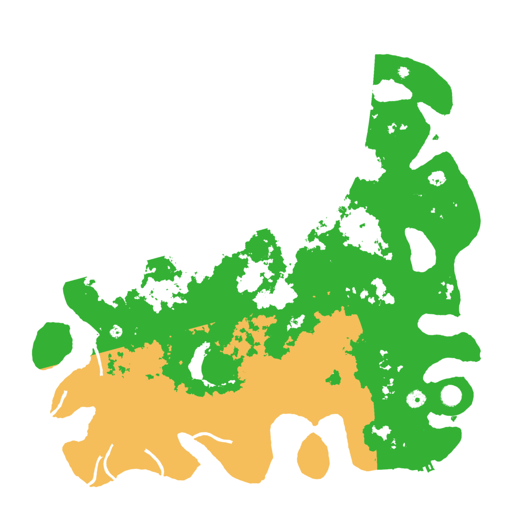 Biome Rust Map: Procedural Map, Size: 4300, Seed: 86