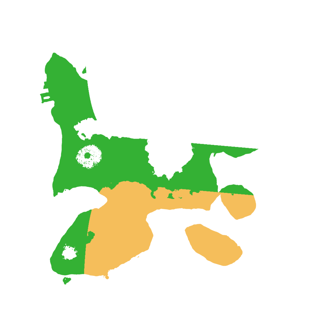 Biome Rust Map: Procedural Map, Size: 2000, Seed: 317063933