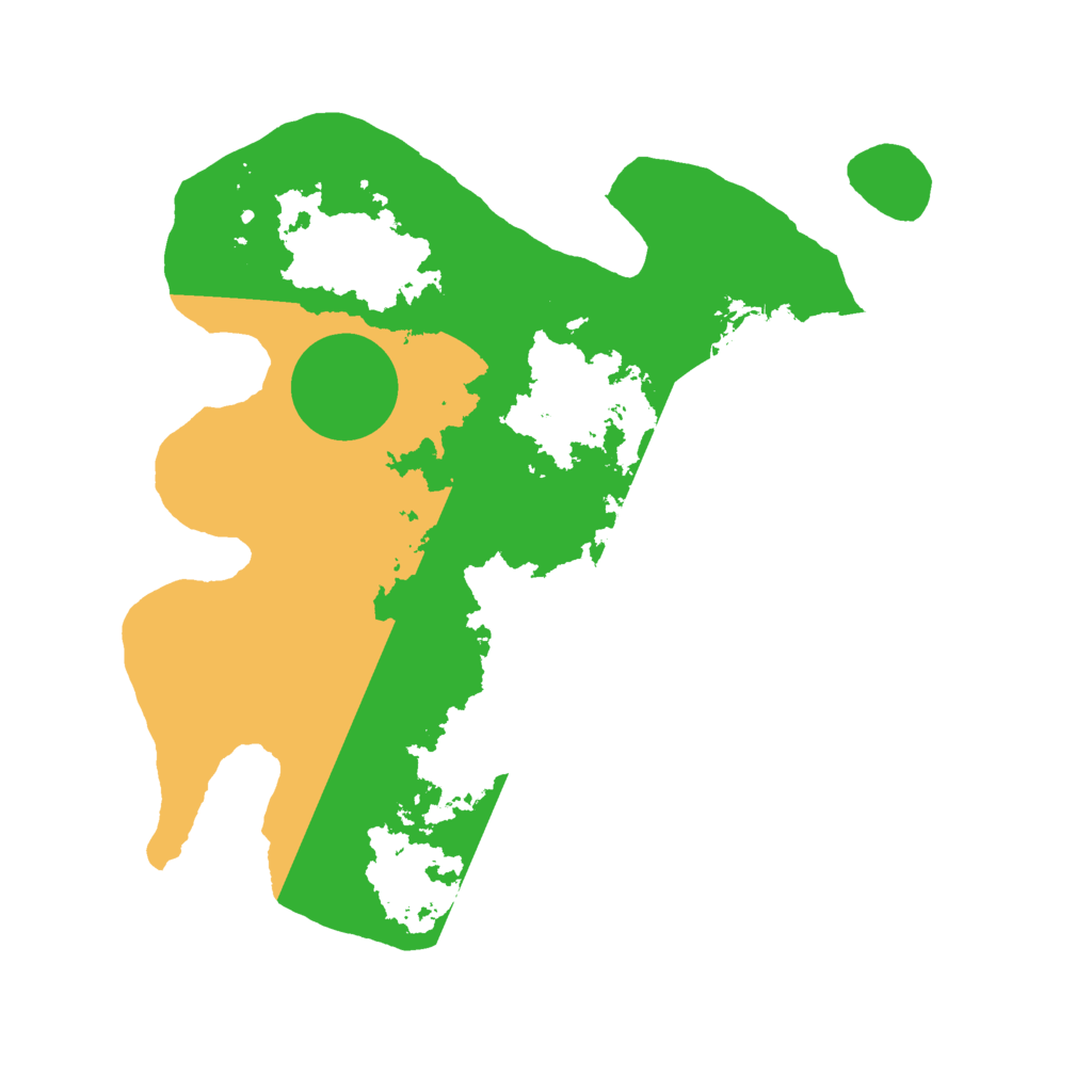 Biome Rust Map: Barren, Size: 2700, Seed: 439230044