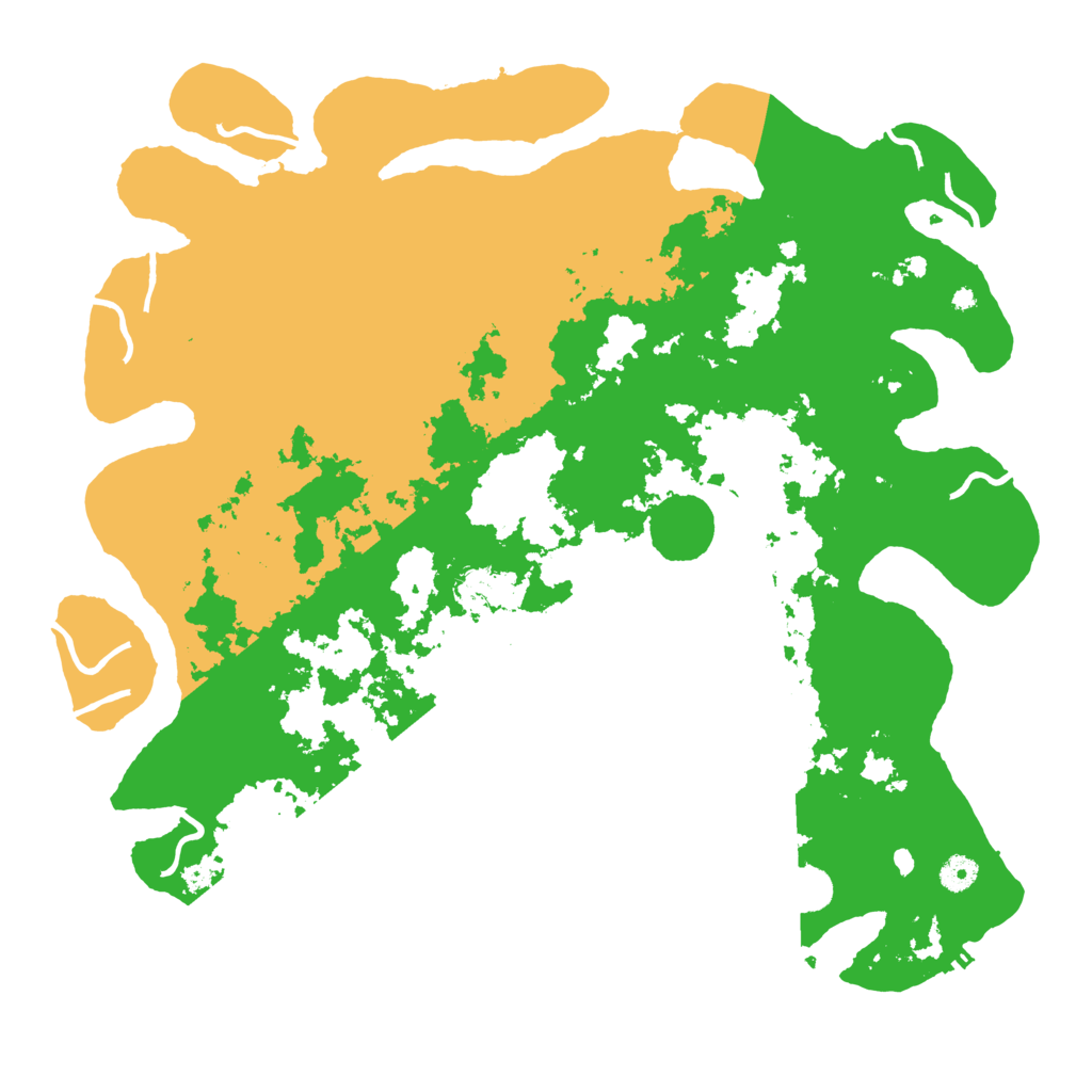 Biome Rust Map: Procedural Map, Size: 4500, Seed: 1110769756