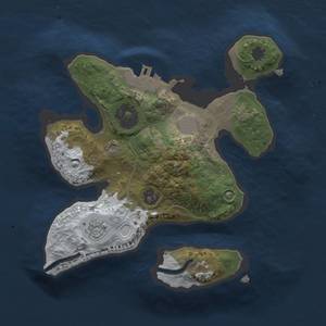 Thumbnail Rust Map: Procedural Map, Size: 2000, Seed: 975, 7 Monuments