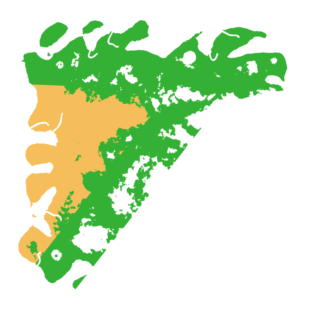 Biome Rust Map: Procedural Map, Size: 4500, Seed: 1555