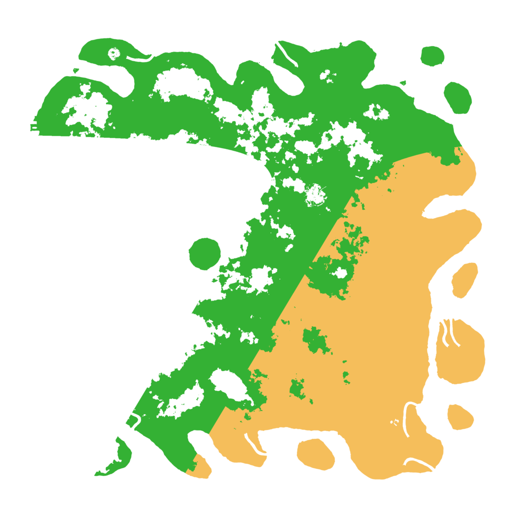 Biome Rust Map: Procedural Map, Size: 4500, Seed: 691023