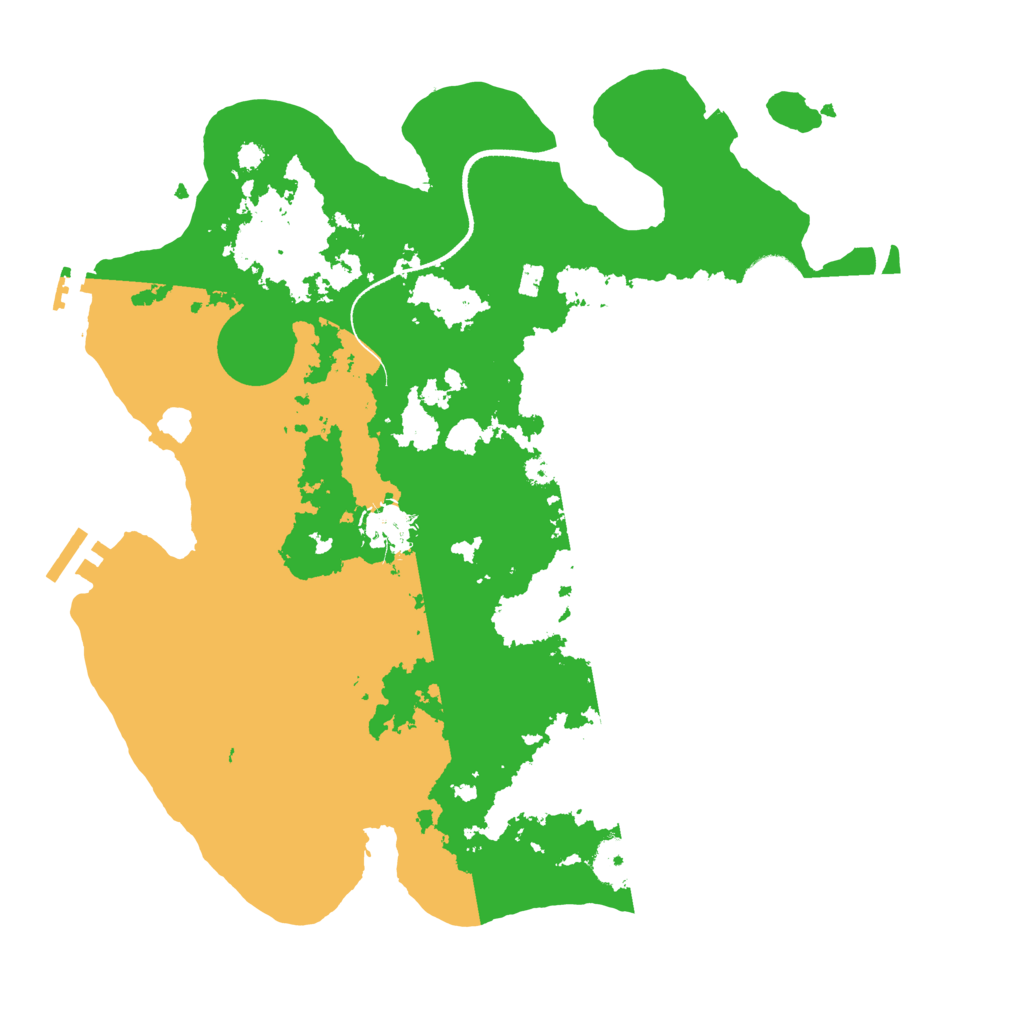 Biome Rust Map: Procedural Map, Size: 3500, Seed: 1791251818