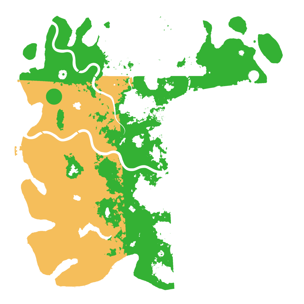 Biome Rust Map: Procedural Map, Size: 5000, Seed: 13128821