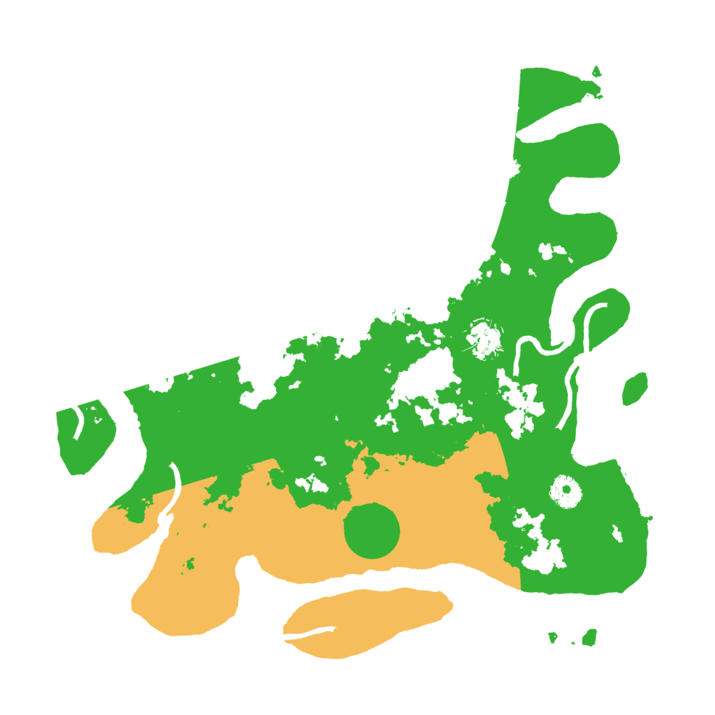 Biome Rust Map: Procedural Map, Size: 3400, Seed: 554876